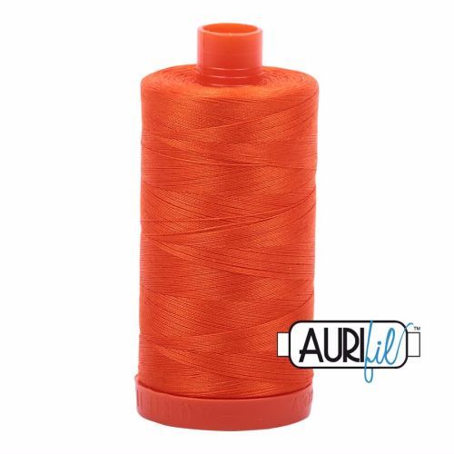 Aurifil Egyptian Cotton 50W- Bright Orange 1104