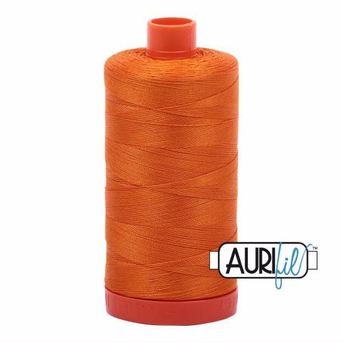 Aurifil Egyptian Cotton 50W- Bright Orange 1133