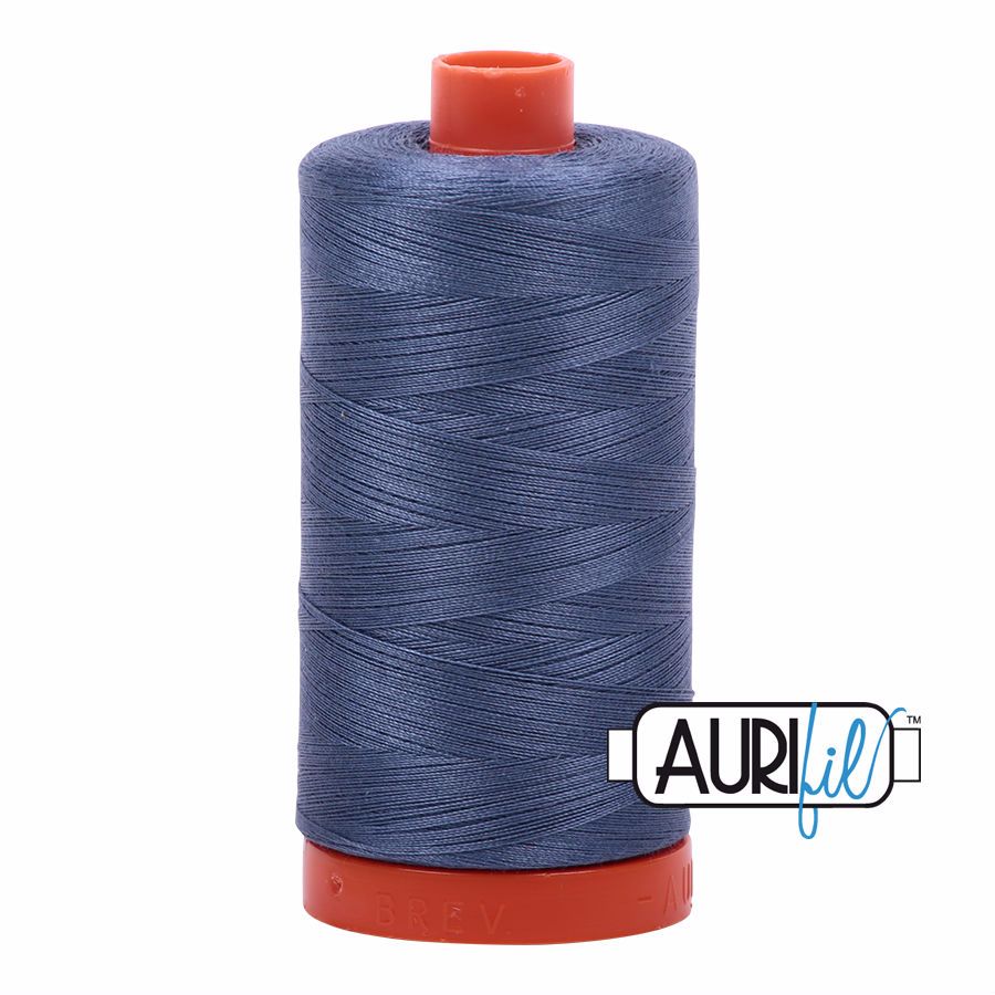 Aurifil Egyptian Cotton 50W- Dark Grey Blue - 1248