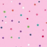 Makower Stars On Pink 2274P