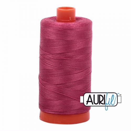 Aurifil Egyptian Cotton 50W- Medium Carmine Red-2455