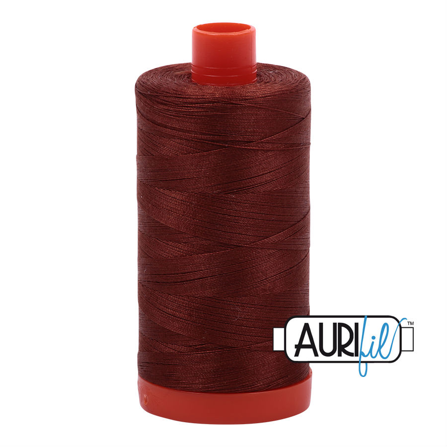 Aurifil Egyptian Cotton 50W- Copper Brown - 4012