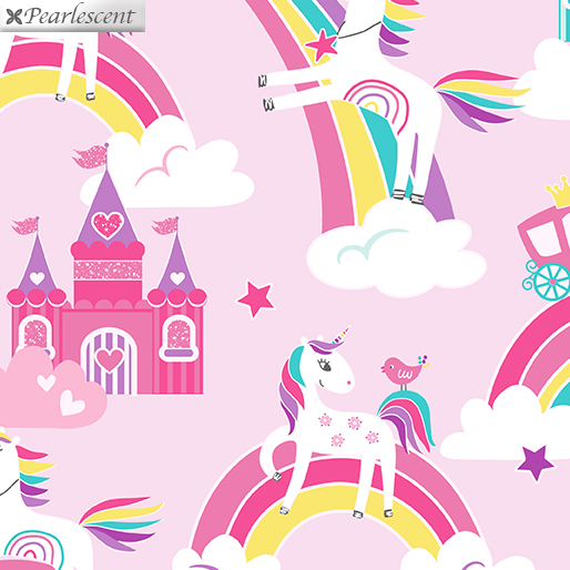 Benartex Unicorn Magic - Unicorn Dreams Pink - 9801P06