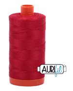 Aurifil Egyptian Cotton 50W- Red - 2250