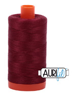 Aurifil Egyptian Cotton 50W- Dark Carmine Red - 2460