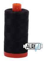 Aurifil Egyptian Cotton 50W- Very Dark Grey - 4241