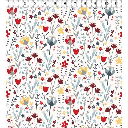 Clothworks Little Red Riding Hood - Flowers Y2941-2